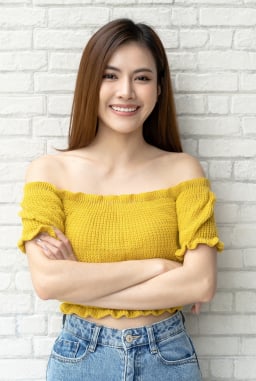A beautiful Singaporean woman