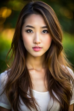 A beautiful Singaporean woman